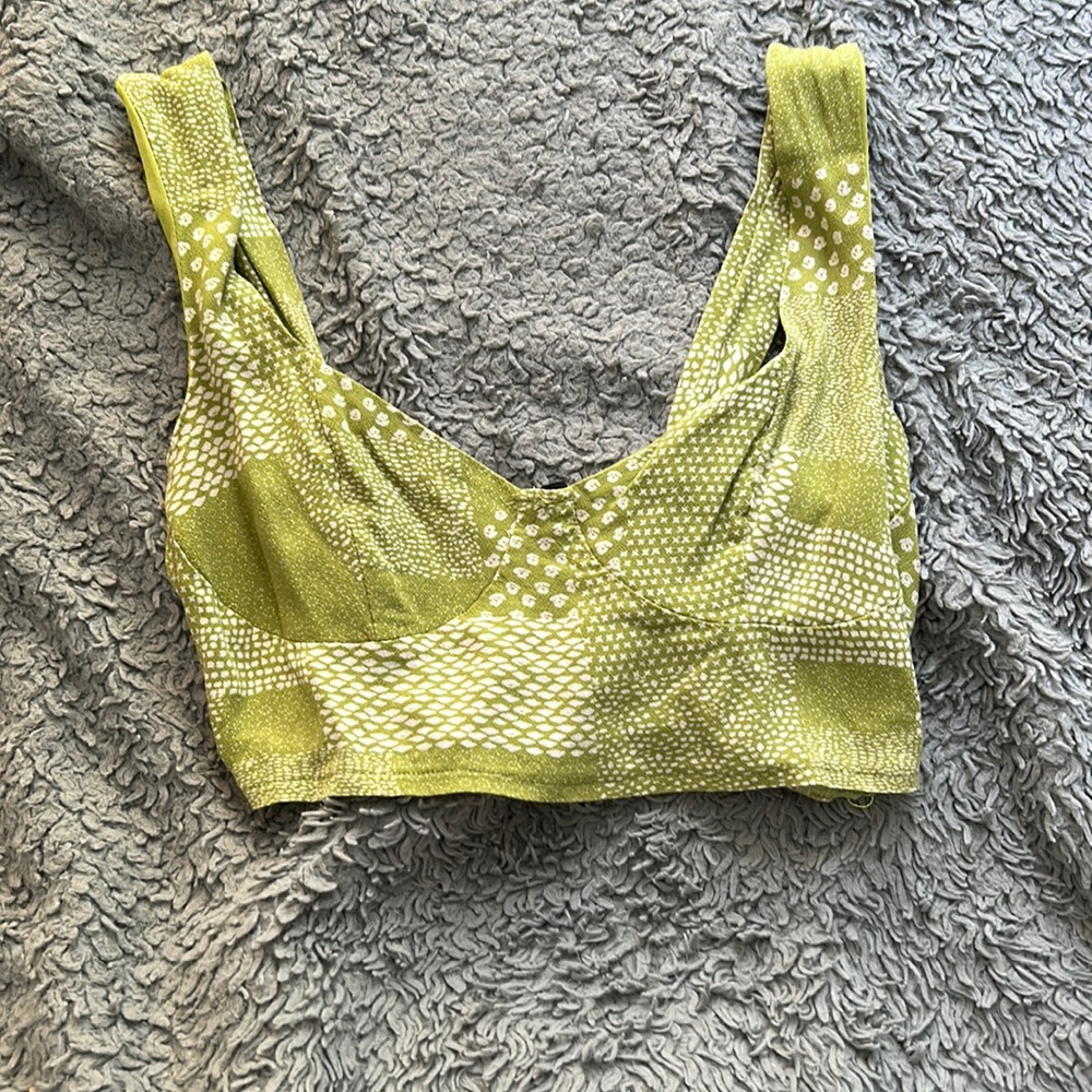 Kendall and Kylie green bralette